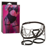 Euphoria Collection Thigh Harness With Chains - Black - Image 6