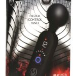 Thunder Wand 72x Silicone Heating Wand Massager - Black