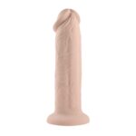 7 Inch Girthy Vibrating Dong - Light - Image 4