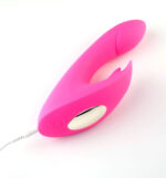 Leah USB Rechargeable Silicone 10-Function Rabbit Vibrator - Pink - Image 3