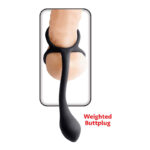 My Cockring Cring With Buttplug - Black - Image 3