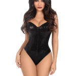 Sequin Bodysuit - Medium - Black