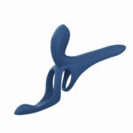 Pleasure Pivot - App Controlled - Couples Vibrator - Navy Blue - Image 2