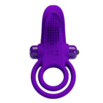Pretty Love Vibrant Penis Ring - Purple - Image 7