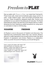Playboy Pleasure - Pleasure 3 Ways - Butt Plug - Hematite