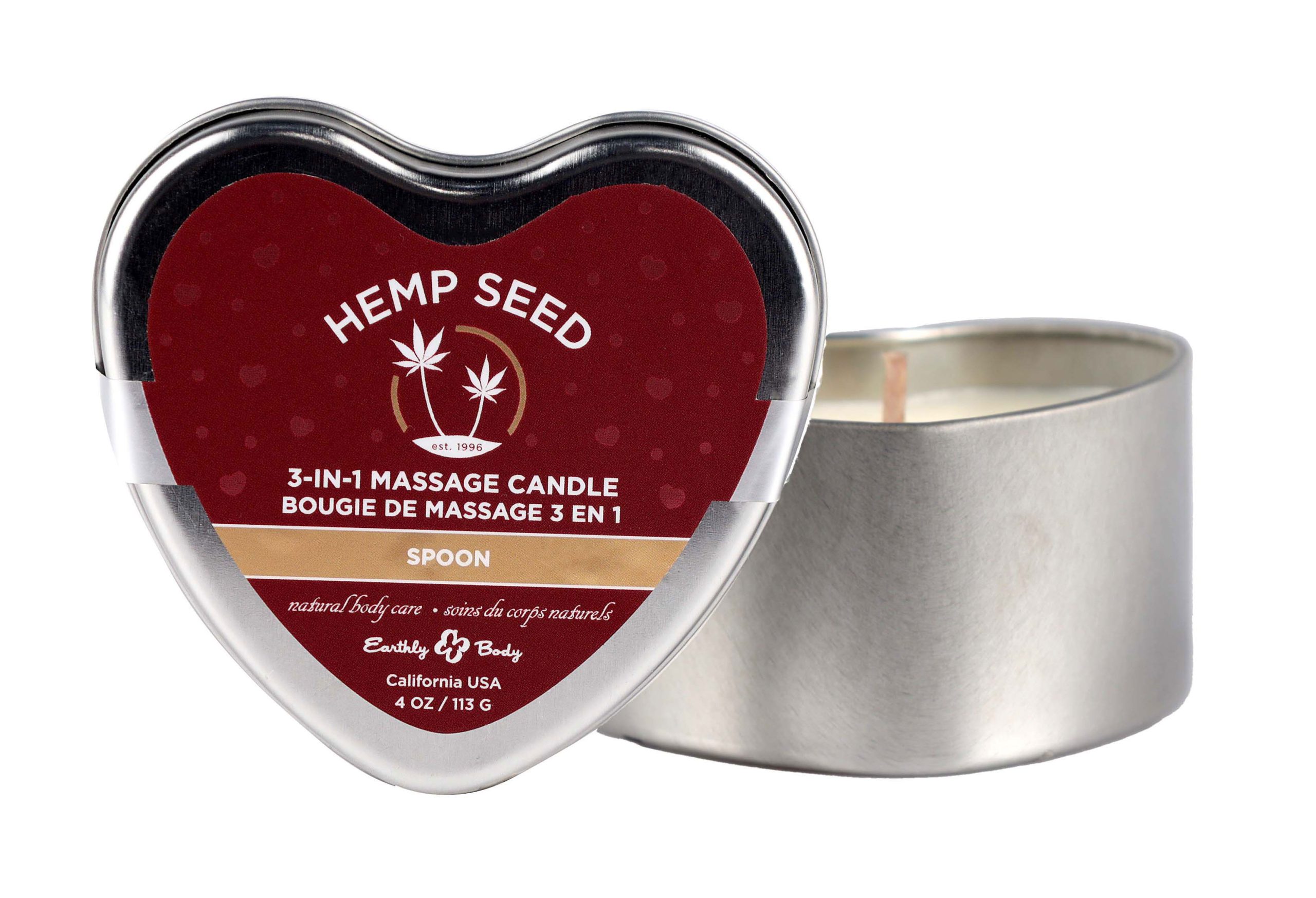 WMQco1iwxipRBtjrYmnSuH6S3UHJY1dV 3-in-1 Massage Candle - Spoon - 4 Oz - Image 1