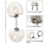 Ultra Fluffy Furry Cuffs - White - Image 6