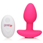 Gossip Pop Rocker 10x Vibrating Silicone Plug - Magenta - Image 2