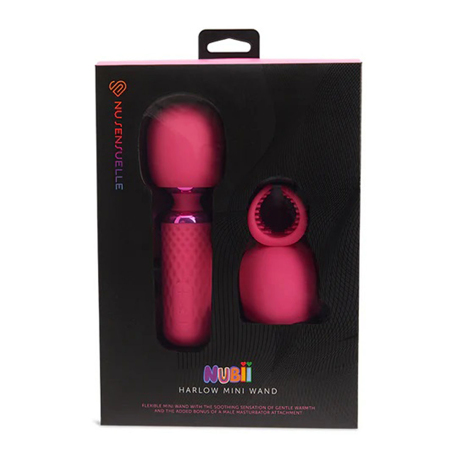WY213DHsaE6JKvIhjnwZbWmENOJkMaCS Nu Sensuelle Nubii Harlow Mini Wand - Pink - Image 1
