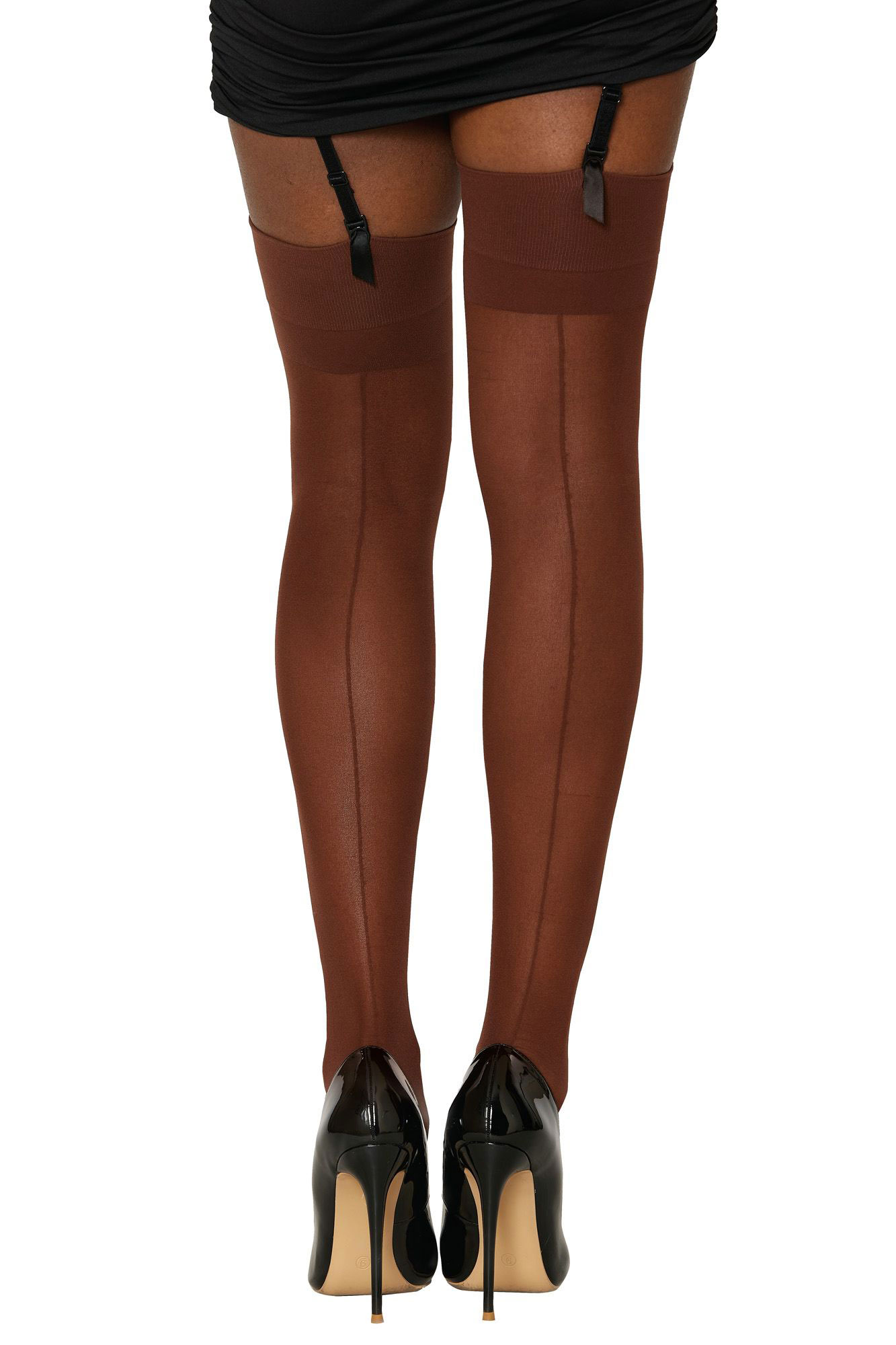 WfOpX8HpRmbU82c5AIwpiH3aISeIXQm0 Seam Back Thigh High - One Size - Espresso - Image 1