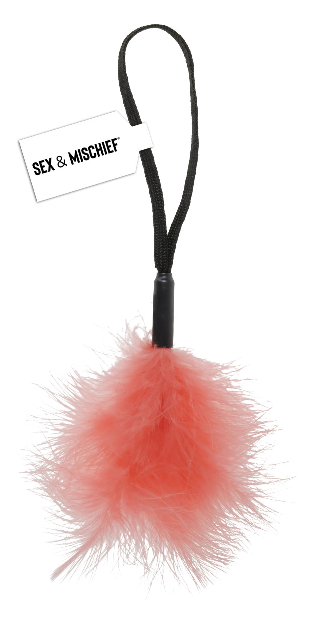 WmMPgZfc Peach Wrist Feather Tickler - Image 1