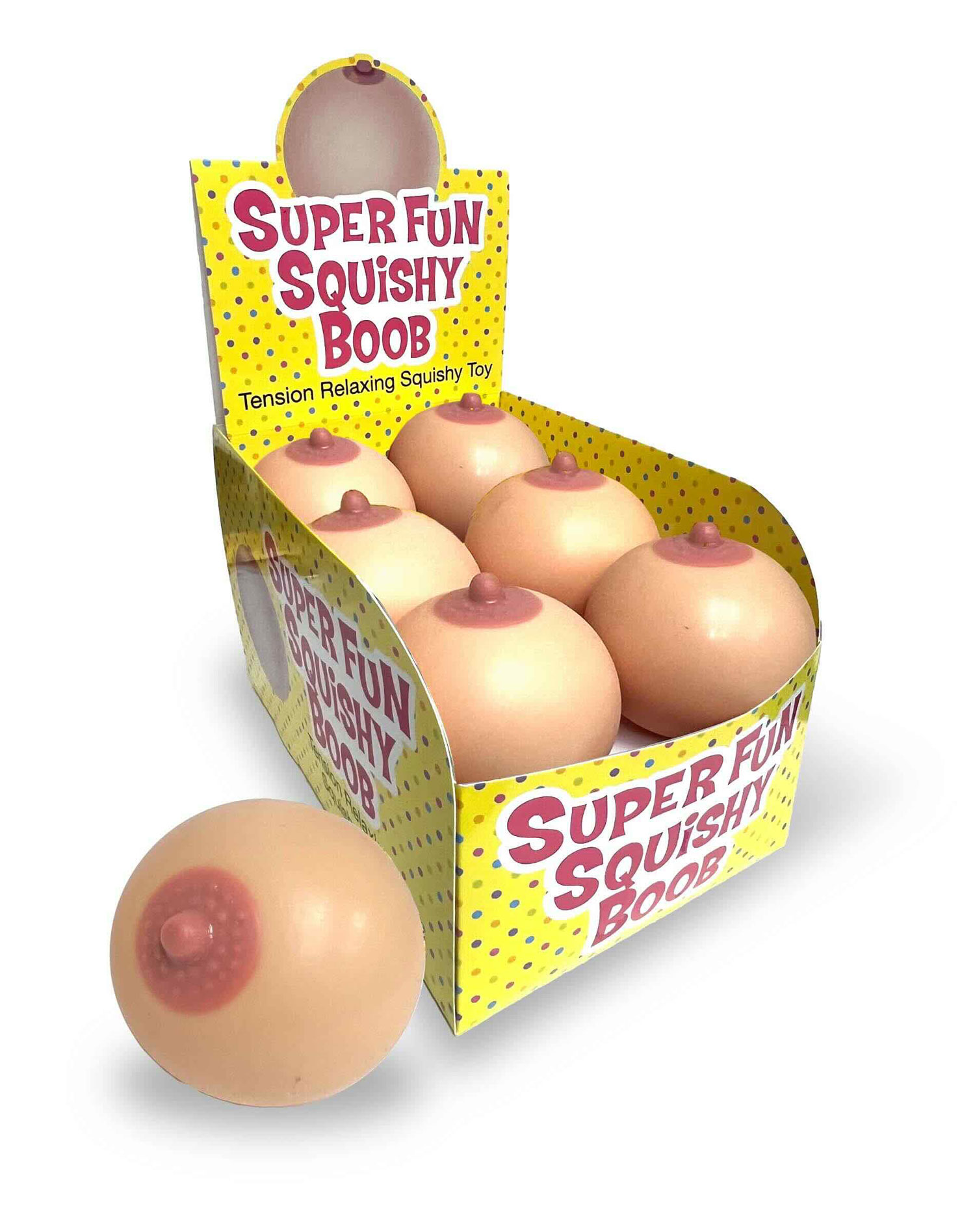 Wpwl24f6fXPmA4u4YjJhW5WJRpqFHY56 Super Fun Squishy Boobs Display 12 Ct. - Image 1