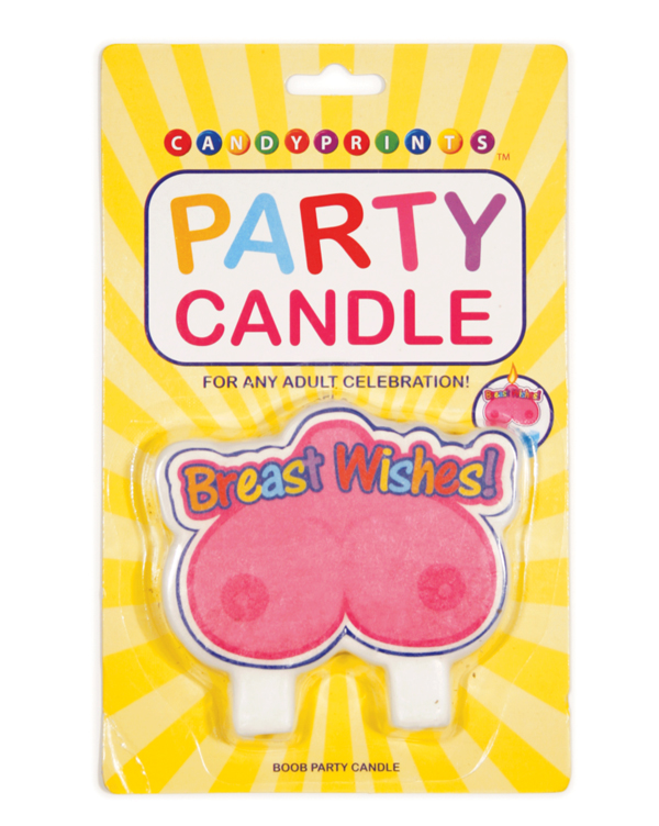 WrAIcgQh Breast Wishes Boobie Party Candle - Image 1