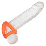 Alpha Liquid Silicone Tri-Ring - Orange Orange - Image 9
