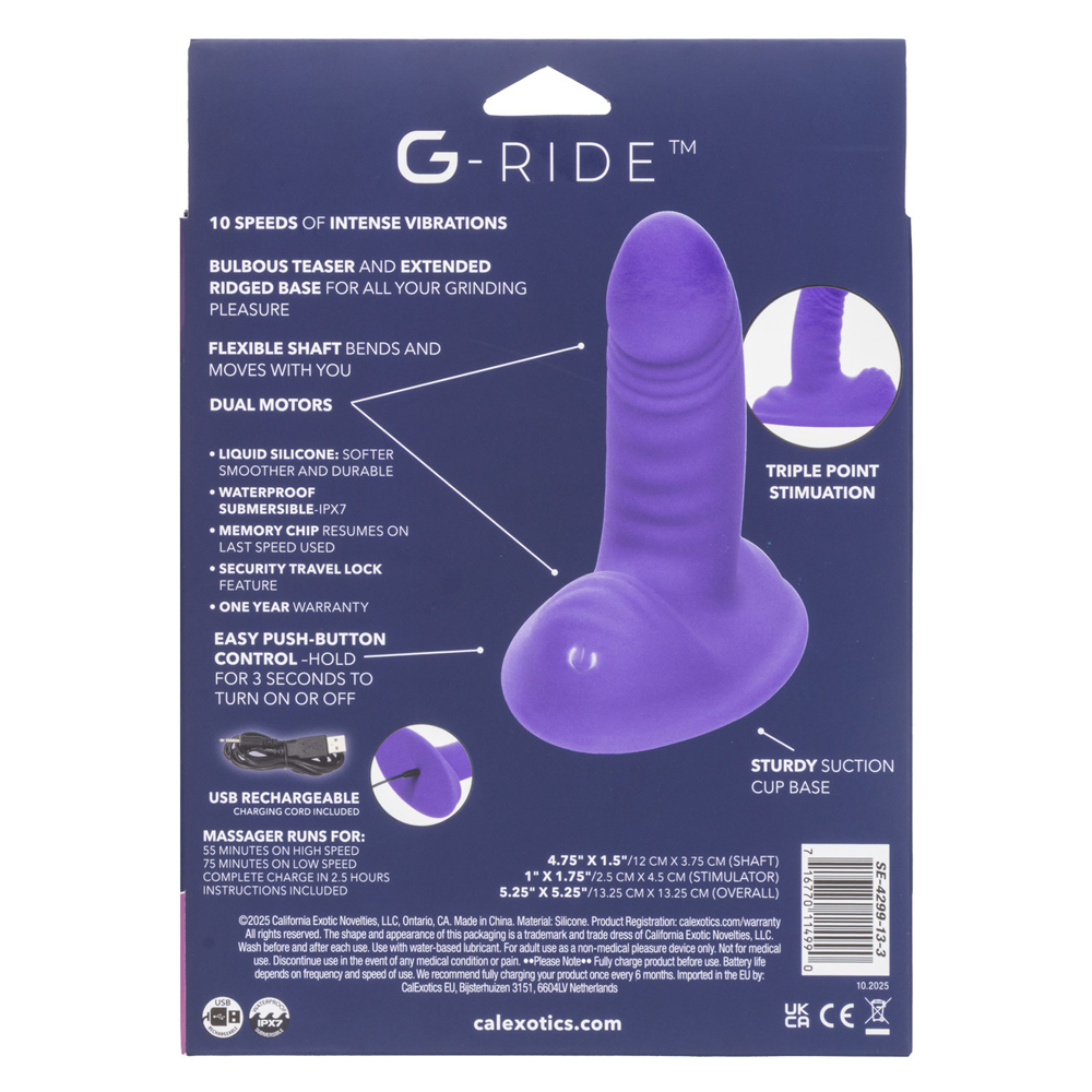 X4BmV3mS G-Ride Thrill Ride - Purple - Image 1