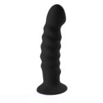 Kendall Silicone Dong Swirled Satin Finish - Black - Image 3