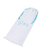 9.25 Inch Classic Smooth Dual-Ended Dildo - Clear - Image 4
