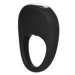 Silicone Rechargeable Pleasure Ring - Black - Black - Image 6