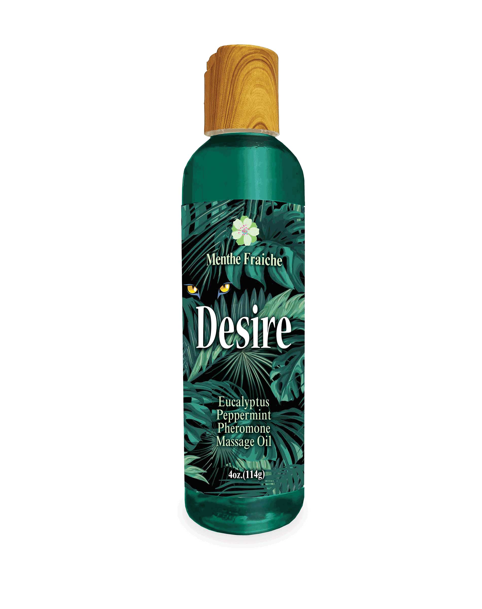 XIsMOKIHhC8FUUjOFXUOkSnjQEWmeX4C Desire Pheromone Massage Oil 4 Oz - Eucalyptus and Peppermint - Image 1