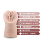 Enlust - Destini - Vibrating Stroker - Beige - Image 7