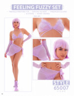 Feeling Fuzzy 5pc Set - Small/medium Lilac - Image 3