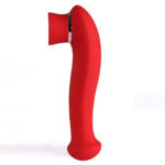 Destiny 15-Function Rechargeable Vibrating - Suction Wand - Cherry Red - Image 2