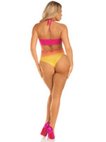 Ombre Halter Bodysuit - One Size - Sunset - Image 2