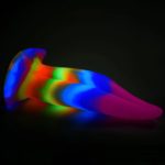 Unicorn Kiss - Unicorn Tongue - Glow-in-the-Dark - Silicone Dildo - Image 5