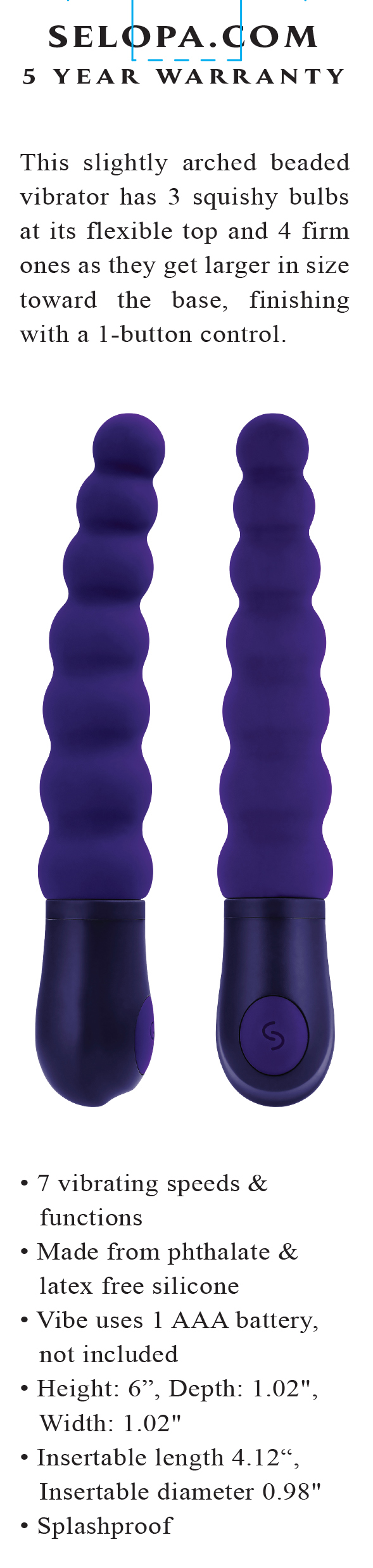 XrVH4Jx3HFFVxLHyBaPMgapVVsTL8ovF Beaded Beauty - Purple - Image 1