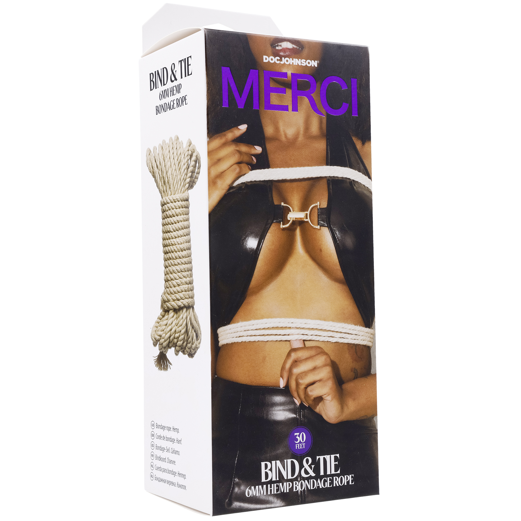 XzTJrAH3Vnj6Ikaa8Ki31iT0Brq9M4nc Merci - Bind and Tie - 6mm Hemp Bondage Rope - 30 Feet - Natural - Image 1