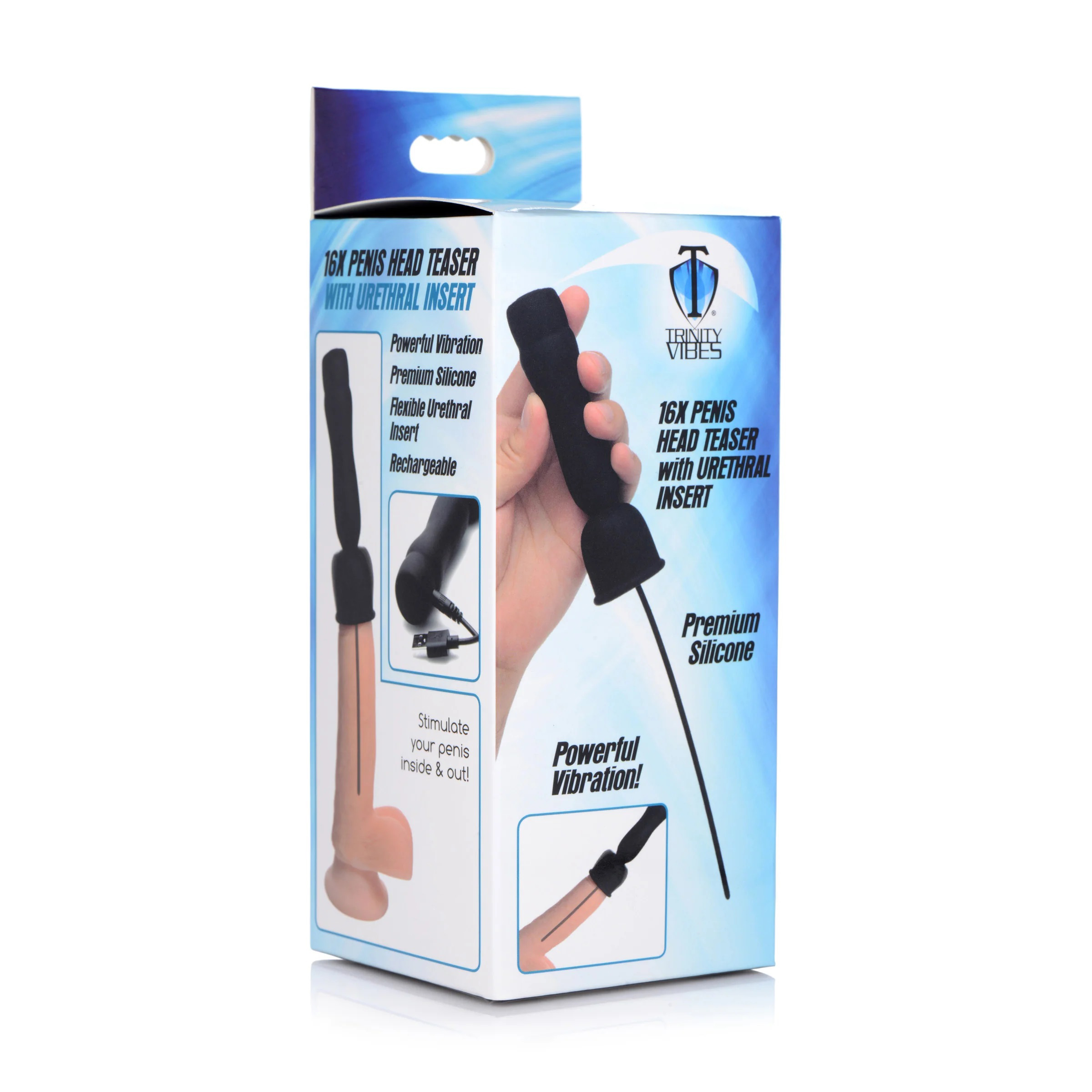 Y3JnfxpGmlMLvdogB8DDzzTCxTTOTaNw 16x Penis Head Teaser With Urethral Sound - Black - Image 1