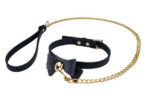 Temptasia Ardor - Collar and Leash​ - Black With Bow - Image 2