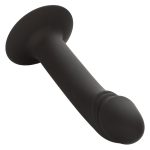 Silicone Curved Anal Stud - Black - Image 3