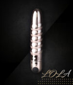 Lola 10 Function Vibrating Twisty Bullet - Rose Gold - Image 3