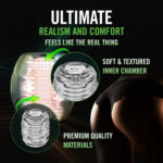 M for Men - Dome X - Vibrating Masturbator - Black - Image 4