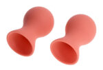 Peaches 'N Creame Silicone Nipple Suckers - Peach - Image 2