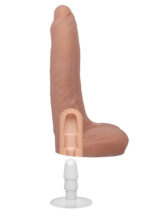 Signature Cocks - Owen Gray - 9 Inch Ultraskyn Cock With Removable Vac-U-Lock Suction Cup - Skin Tone - Image 3