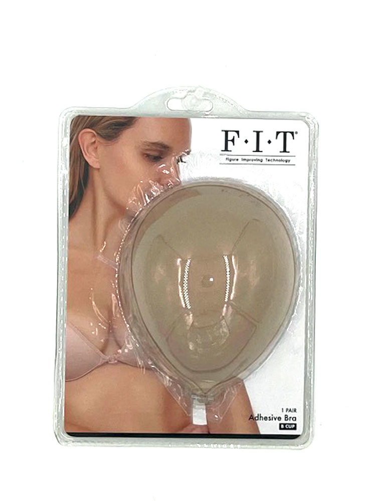 YhVZJcvh4dZQqJqXdh5O71SyU9UyWRis Cloth Adhesive Bra - Cup B - Beige - Image 1