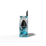 Eluxe Vibrating Clr Gem Bluombre Plug Md With Remote - Image 3