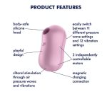Satisfyer Cotton Candy - Air Pulse Stimulator Plus Vibrator - Lilac - Image 3