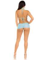 3 Pc Rhinestone Mesh Set - Small/medium - Baby Blue - Image 2