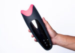 Piper USB Rechargeable Multi Function Masturbator With Suction - Black/pink - Image 5