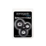 Renegade - 3pc Fireman Rings - Black - Image 2