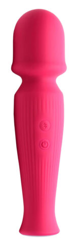 Silicone Wand Massager - Magenta - Image 3
