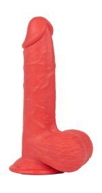 Real Skin Mr. Ruby 7.5" Dual Layer Dildo - Image 4