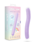 Play With Me Silicone Double Ended Vibrator - Purple - Image 2