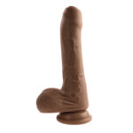 Peek a Boo Vibrating Dildo - Dark - Image 6