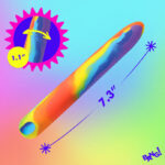 Rainbow Silicone Vibrator - Image 3