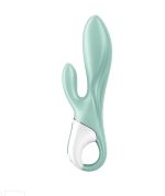 Satisfyer Air Pump Bunny 5 Plus Inflatable Rabbit Vibrator - Mint - Image 3