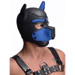 Spike Neoprene Puppy Hood - Blue - Image 4